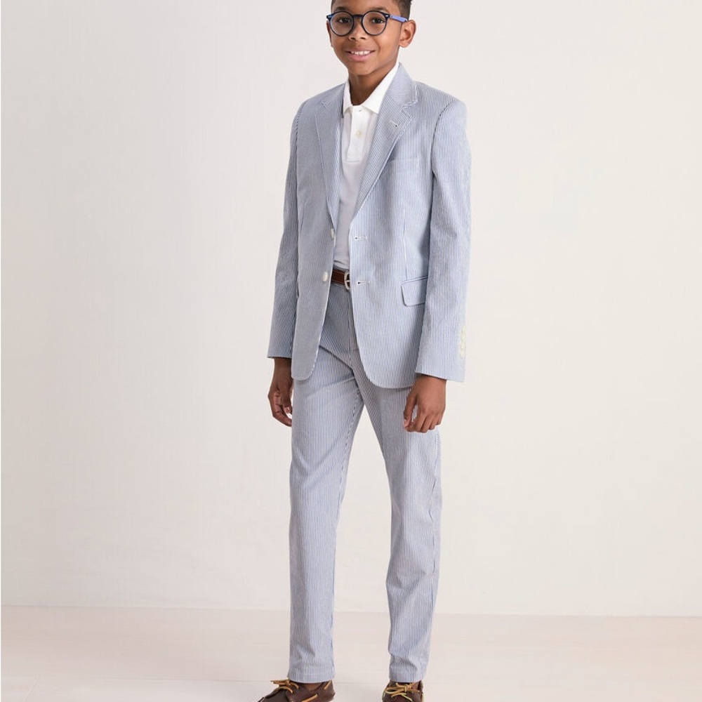 Boys Vineyard Vines Seersucker Suit Size 12